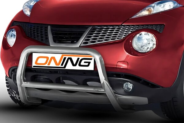 Frontbügel mit Querstreben für Nissan Juke 2010-2014 60mm Edelstahl Gutachten