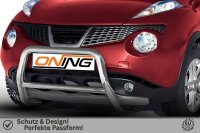 Frontbügel mit Querstreben für Nissan Juke 2010-2014 60mm Edelstahl Gutachten