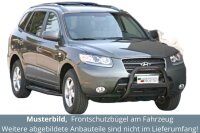 Frontbügel Edelstahl schwarz für Hyundai Santa Fe 2006 - 2009 63mm mit Gutachten