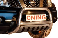 Frontbügel Unterfahrschutz für Nissan Navara D40 2.5dCi 10-15 70mm Gutachten