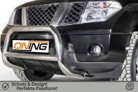 Frontbügel mit Querstreben für Nissan Navara D40 2.5dCi 2010-2015 70mm Gutachten