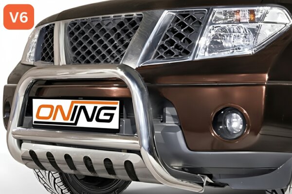 Frontbügel mit Unterfahrschutz für Nissan Navara D40 V6 2010-2015 70mm