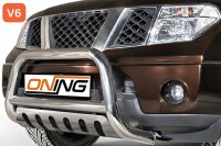 Frontbügel mit Unterfahrschutz für Nissan Navara D40 V6 2010-2015 70mm