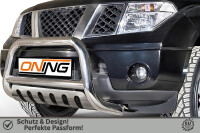Frontbügel mit Unterfahrschutz für Nissan Navara D40 V6 2010-2015 70mm