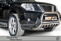 Frontbügel mit Unterfahrschutz für Nissan Navara D40 V6 2010-2015 70mm