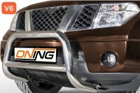 Frontbügel mit Querstreben für Nissan Navara D40 V6 2010-2015 70mm Gutachten