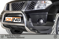Frontbügel mit Querstreben für Nissan Navara D40 V6 2010-2015 70mm Gutachten