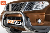 Frontbügel für Nissan Navara D40 V6 2010-2015 70mm Edelstahl Gutachten