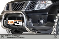 Frontbügel für Nissan Navara D40 V6 2010-2015 70mm Edelstahl Gutachten