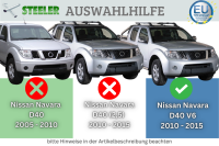 Frontbügel für Nissan Navara D40 V6 2010-2015 70mm Edelstahl Gutachten