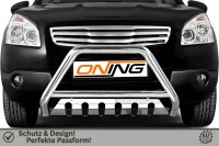 Frontbügel mit Unterfahrschutz für Nissan Qashqai 2007-2010 60mm