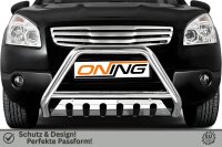 Frontbügel mit Unterfahrschutz für Nissan Qashqai J10 2007-2010 60mm Gutachten