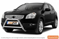 Frontbügel mit Querstreben für Nissan Qashqai 2007-2010 60mm Gutachten
