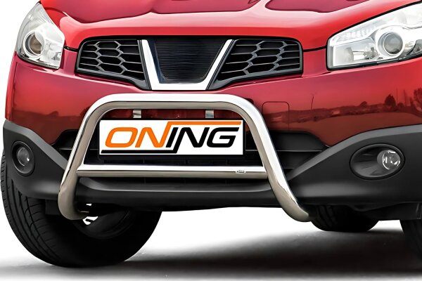 Frontbügel mit Querstreben für Nissan Qashqai 2010-2013 60mm Gutachten