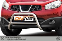Frontbügel mit Querstreben für Nissan Qashqai 2010-2013 60mm Gutachten