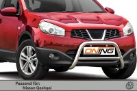 Frontbügel mit Querstreben für Nissan Qashqai 2010-2013 60mm Gutachten