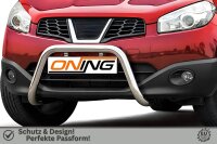 Frontbügel für Nissan Qashqai 2010-2013 60mm Frontschutzbügel Gutachten