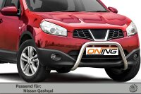 Frontbügel für Nissan Qashqai 2010-2013 60mm Frontschutzbügel Gutachten