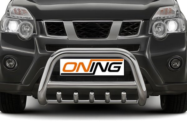 Frontbügel mit Unterbodenschutz für Nissan X-Trail T31 2007-2010 70mm Gutachten