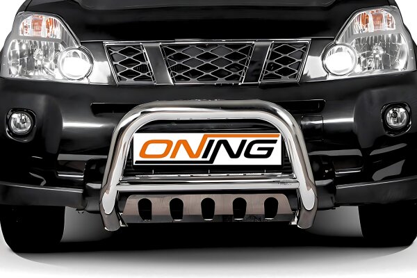 Frontbügel mit Unterfahrschutz für Nissan X-Trail T31 2007-2010 70mm Gutachten