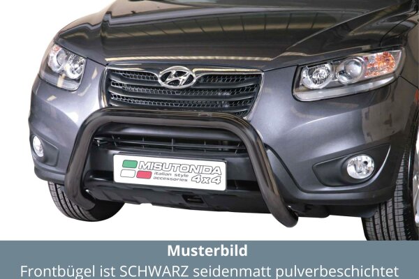 Edelstahl Frontbügel black 76mm Hyundai Tucson ab 2018