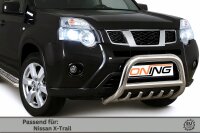 Frontbügel mit Unterbodenschutz für Nissan X-Trail 2010-2014 70mm Gutachten