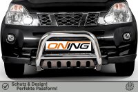 Frontbügel mit Unterfahrschutz für Nissan X-Trail T31 2010-2014 70mm Gutachten