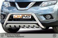 Frontbügel mit Unterfahrschutz für Nissan X-Trail T32 2014-2017 70mm Gutachten