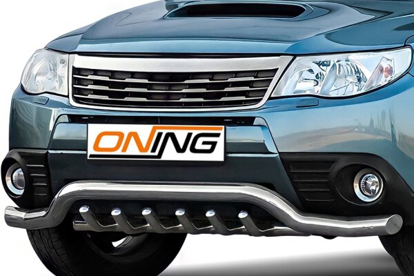 Frontbügel mit Unterbodenschutz für Subaru Forester SH 2008-2013 70mm breit