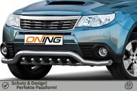 Frontbügel mit Unterbodenschutz für Subaru Forester SH 2008-2013 70mm breit