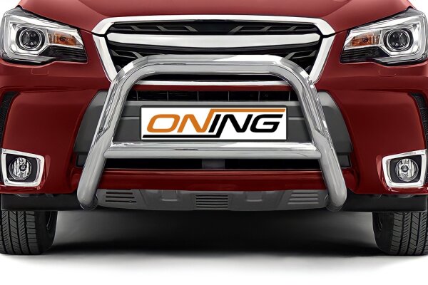 Frontbügel mit Querstreben für Subaru Forester SJ 2013-2019 70mm Edelstahl Gutachten