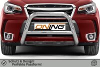 Frontbügel mit Querstreben für Subaru Forester SJ 2013-2019 70mm Edelstahl Gutachten