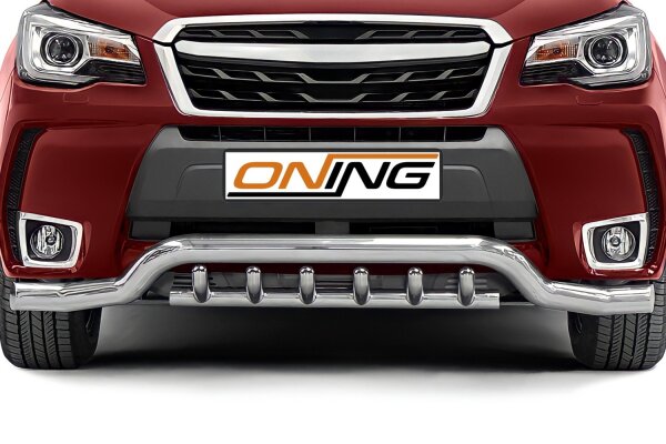 Frontbügel mit Unterbodenschutz für Subaru Forester SJ 2013-2019 70mm breit Gutachten