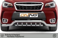 Frontbügel mit Unterbodenschutz für Subaru Forester SJ 2013-2019 70mm breit Gutachten
