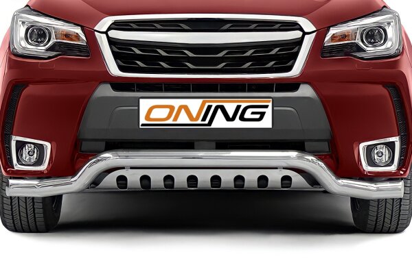 Frontbügel mit Unterfahrschutz für Subaru Forester SJ 2013-2019 70mm breit Gutachten