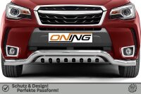 Frontbügel mit Unterfahrschutz für Subaru Forester SJ 2013-2019 70mm breit Gutachten