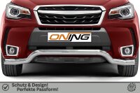 Frontbügel für Subaru Forester SJ 2013-2019 70mm breit Frontschutzbügel Gutachten