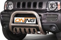 Frontbügel mit Unterfahrschutz für Suzuki Jimny FJ 2005-2012 70mm Edelstahl Gutachten