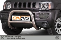 Frontbügel mit Querstreben für Suzuki Jimny FJ 2005-2012 70mm Edelstahl Gutachten
