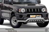 Frontbügel mit Unterfahrschutz für Suzuki Jimny FJ 2012-2018 70mm breit Gutachten