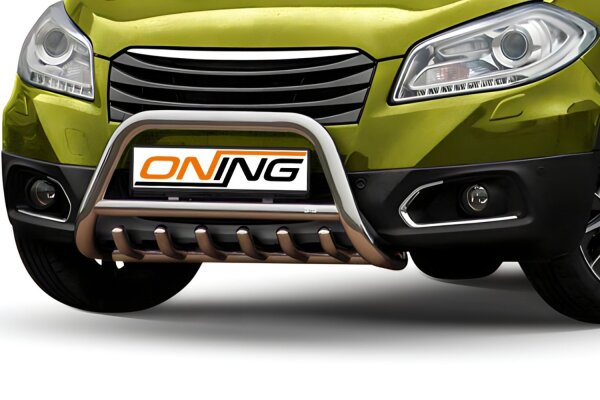Frontbügel mit Unterbodenschutz für Suzuki SX4 S-Cross 2013-2016 Ø60mm Gutachten