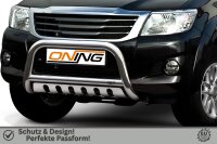 Frontbügel Unterfahrschutz für Toyota Hilux VII N25 2005-2015 Ø70mm Gutachten