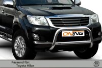 Frontbügel mit Querstreben für Toyota Hilux VII N25 2005-2015 Ø70mm Gutachten