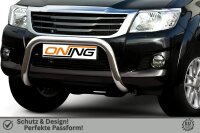 Frontbügel für Toyota Hilux VII N25 2005-2015 Ø70mm Edelstahl Gutachten