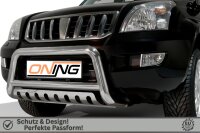 Frontbügel mit Unterfahrschutz für Toyota Land Cruiser J12 2002-2009 70mm Gutachten