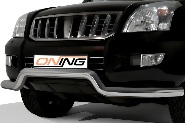 Frontbügel für Toyota Land Cruiser J12 2002-2009 76mm breit Edelstahl Gutachten