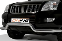 Frontbügel für Toyota Land Cruiser J12 2002-2009 76mm breit Edelstahl Gutachten