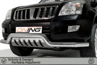 Frontbügel Unterfahrschutz für Toyota Land Cruiser J12 2002-2009 76mm breit