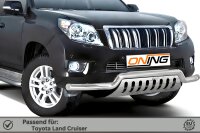 Frontbügel Unterfahrschutz für Toyota Land Cruiser J15 2010-2013 70mm breit Gutachten