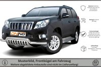 Frontbügel Unterfahrschutz für Toyota Land Cruiser J15 2010-2013 70mm breit Gutachten